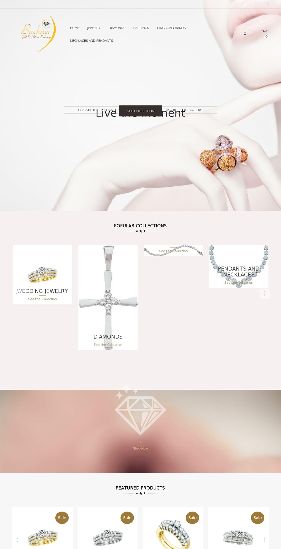 jewelry-r10 Shopify theme site example texas-jewelry.com