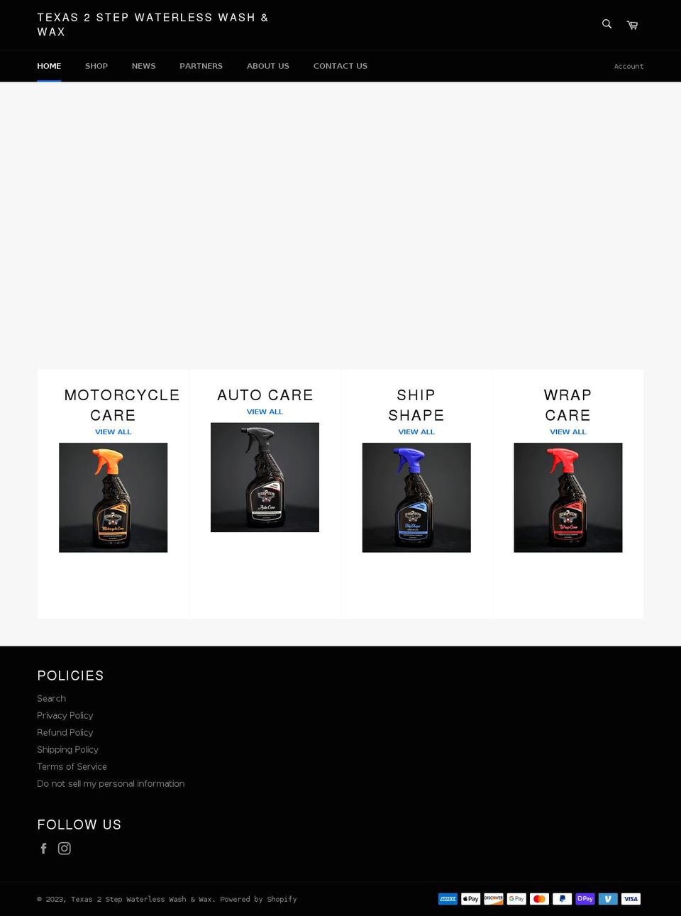 texas2step.com shopify website screenshot
