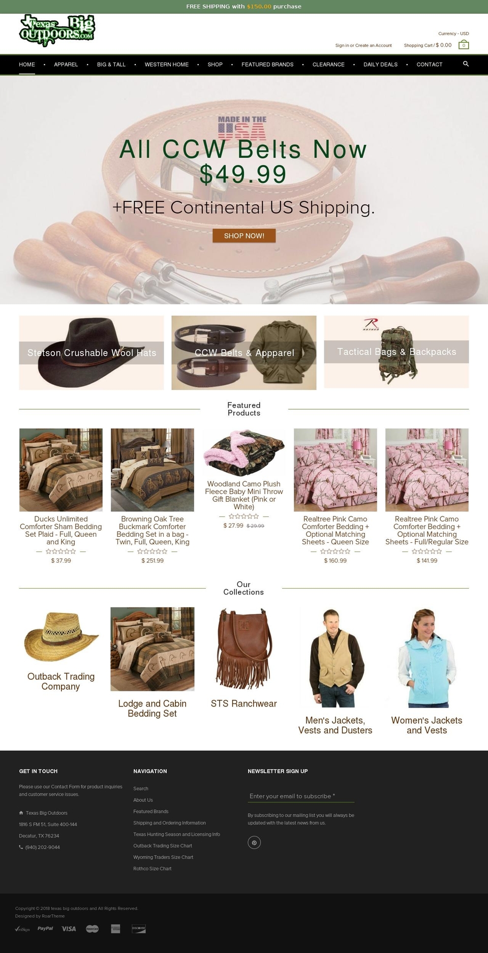 rt-material3-v1-4 Shopify theme site example texasbigoutdoors.com