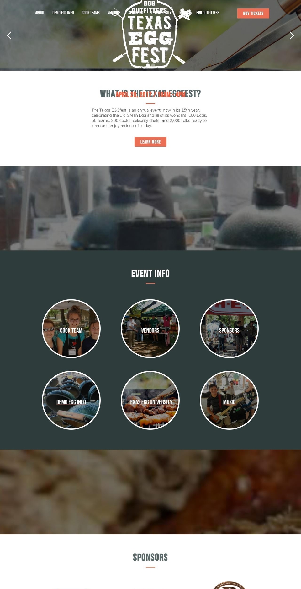 texaseggfest.com shopify website screenshot