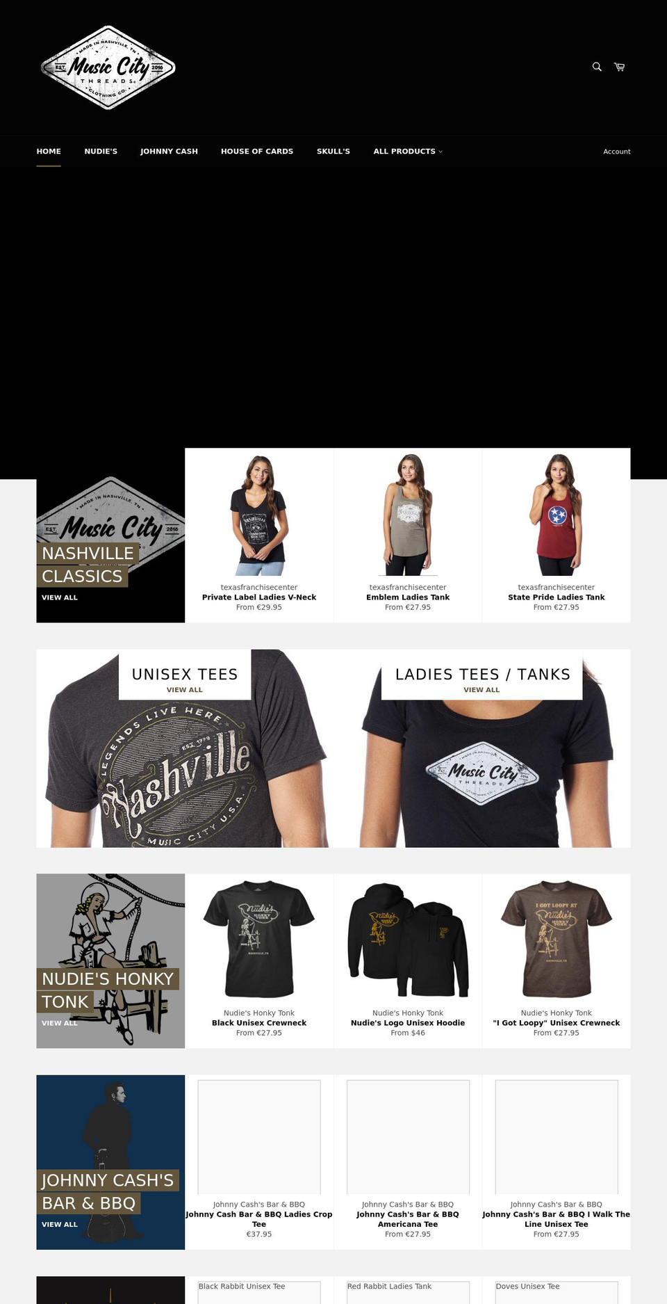 texasfranchisecenter.com shopify website screenshot