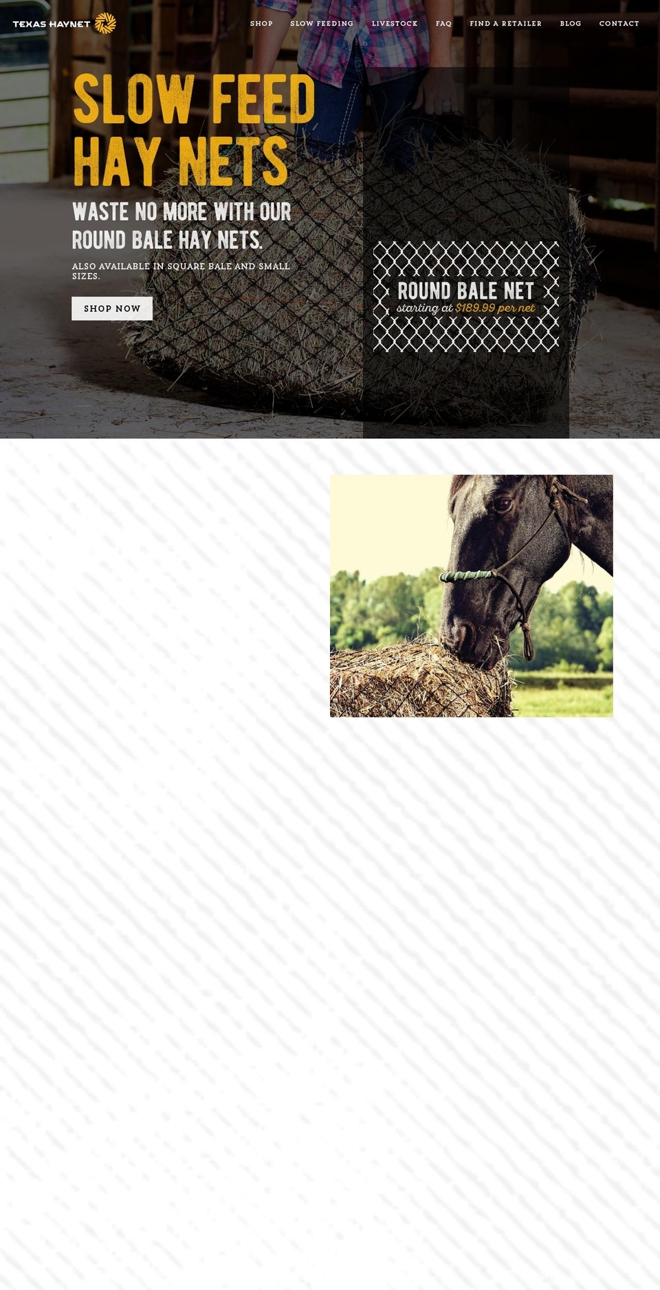 texashaynet.com shopify website screenshot