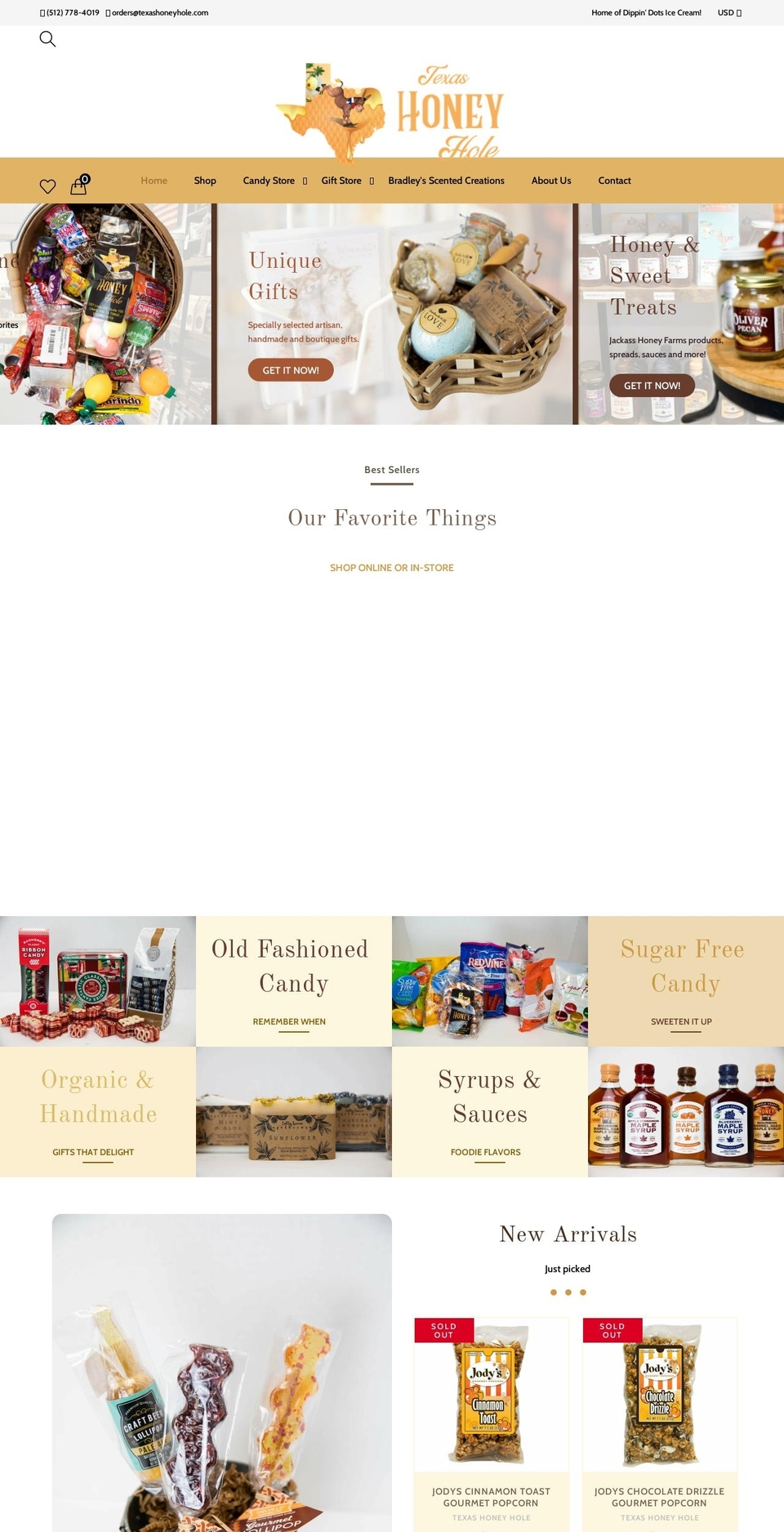 install Shopify theme site example texashoneyhole.com