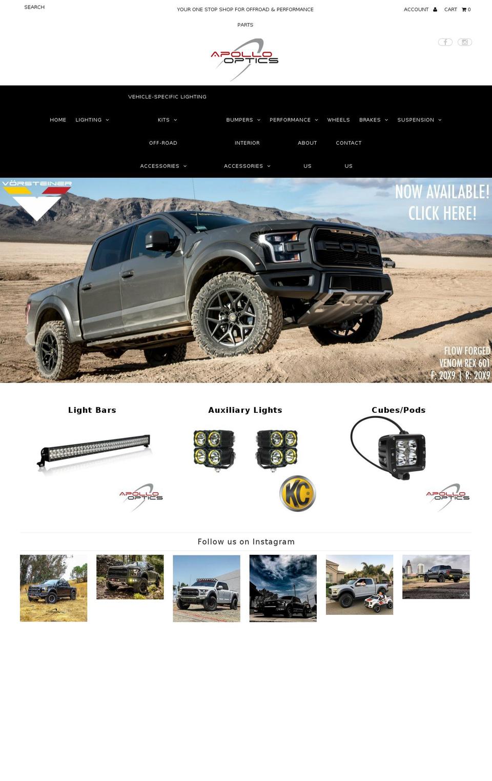 texasoffroadlighting.com — Shopify storefront screenshot