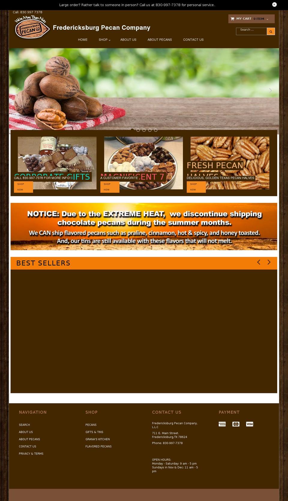 texaspecansandgifts.com shopify website screenshot