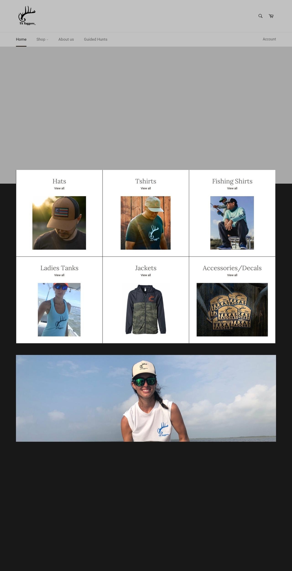 texastaggers.com — Shopify storefront screenshot
