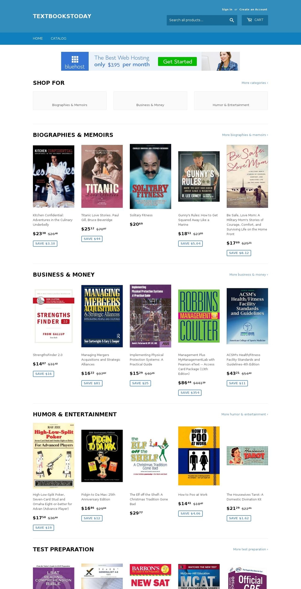 textbooks.today shopify website screenshot