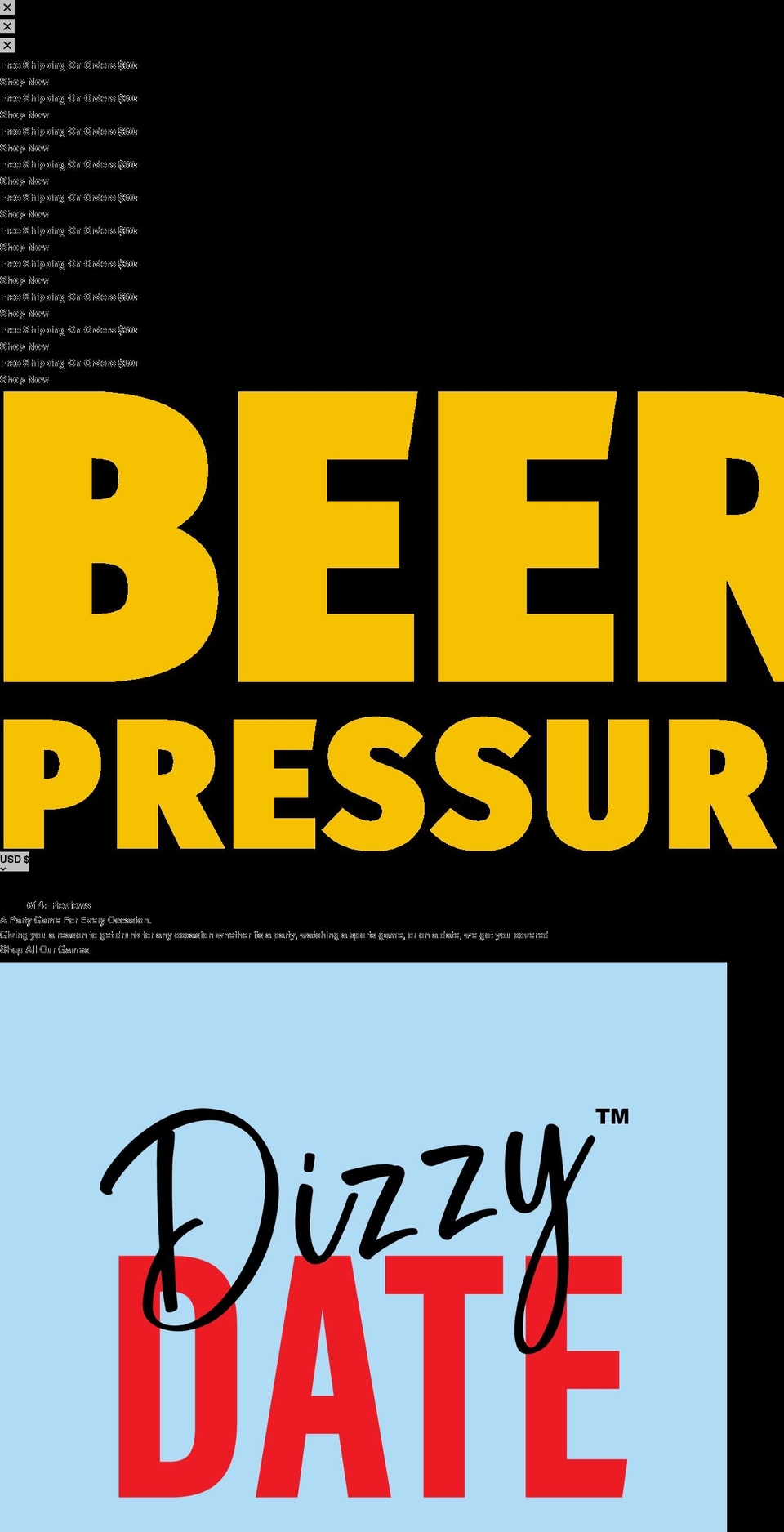 textordrink.com shopify website screenshot