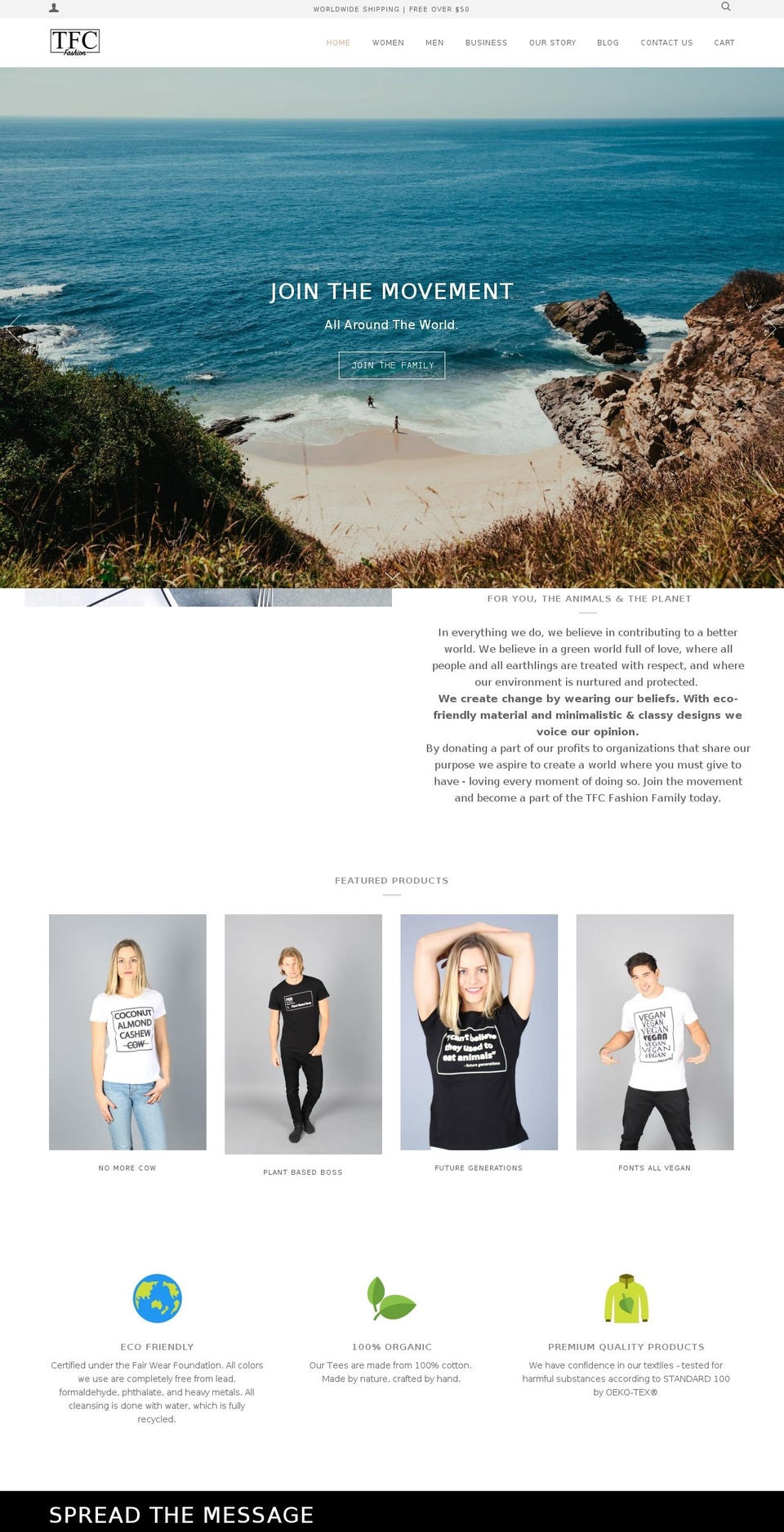 Groupthought Pipeline - Brad Shopify theme site example tfcfashion.com