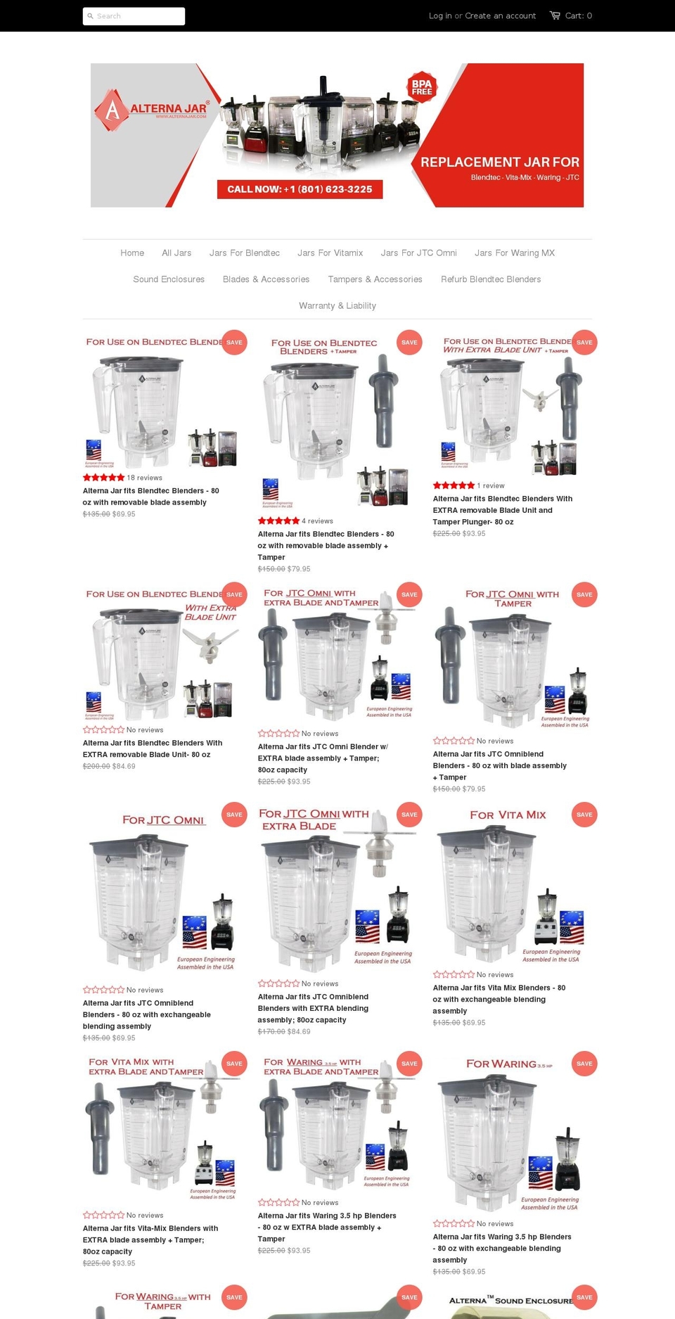 tffox.com — Shopify storefront screenshot