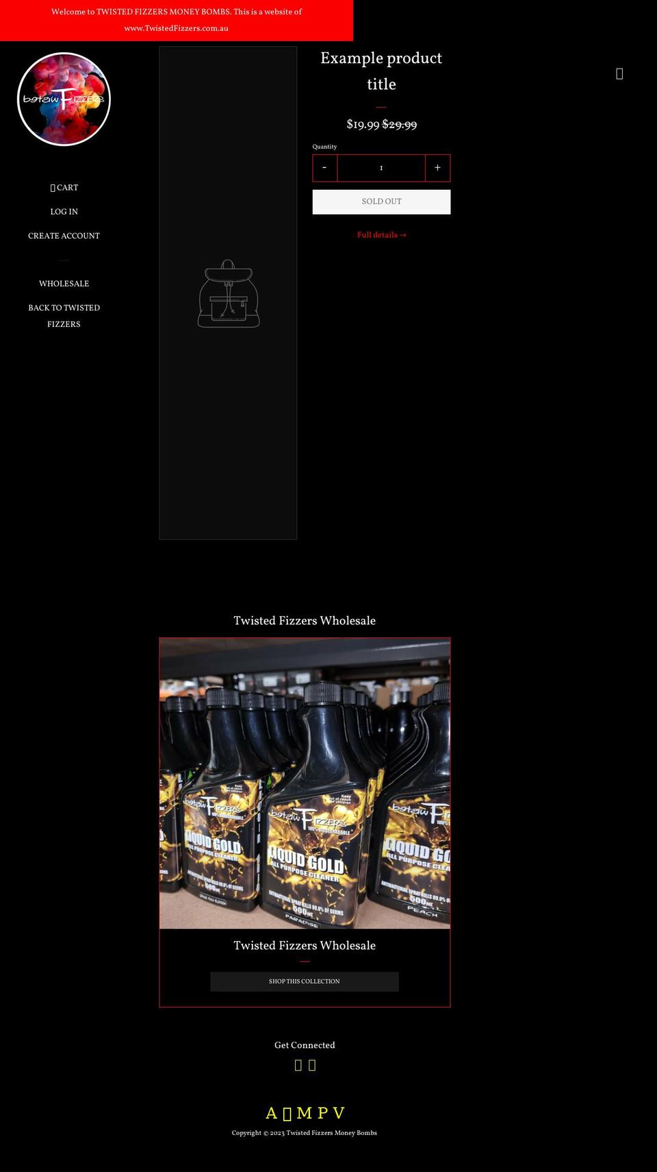 tfmoneybombs.com shopify website screenshot