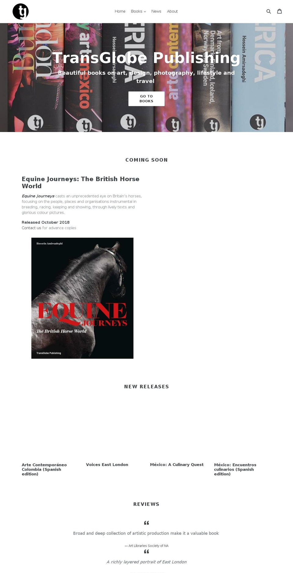 tgpublishingltd.com shopify website screenshot