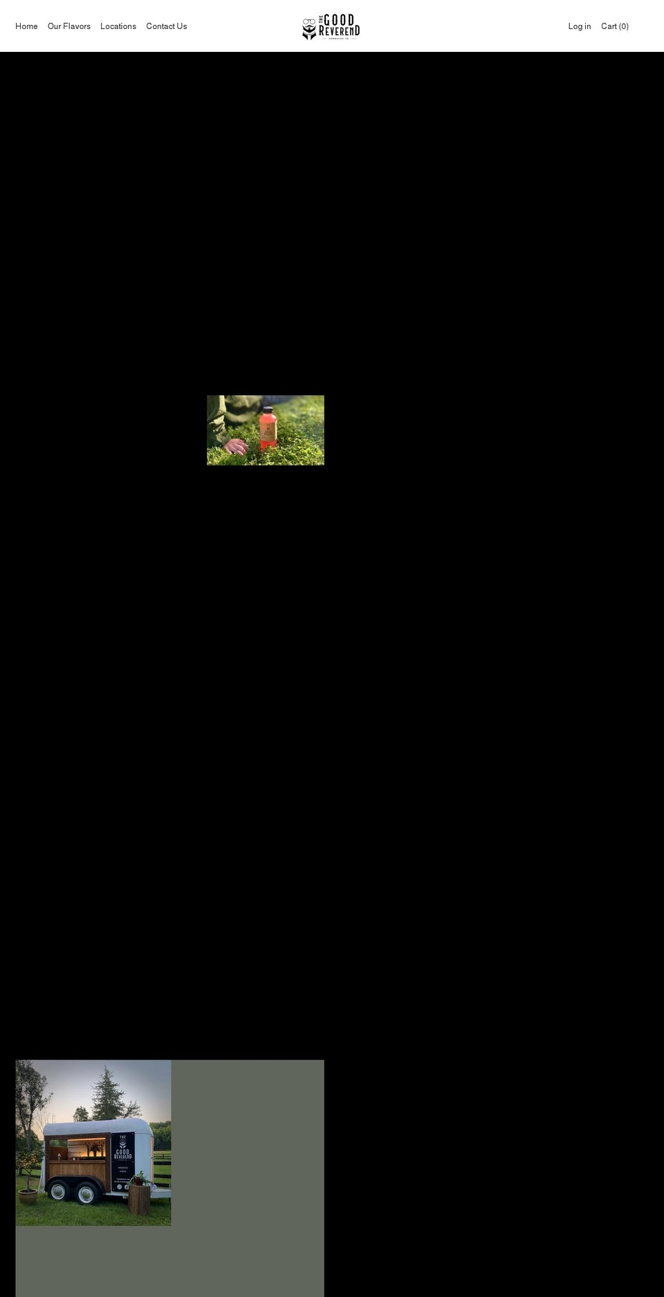 tgrkombucha.com shopify website screenshot