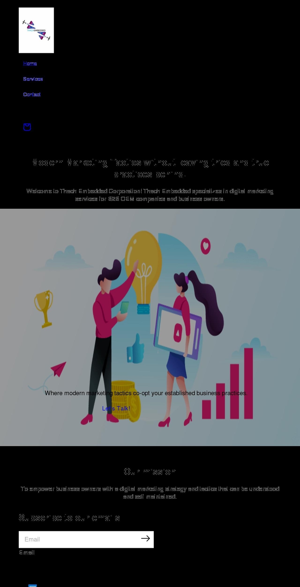 thach-embedded.com shopify website screenshot