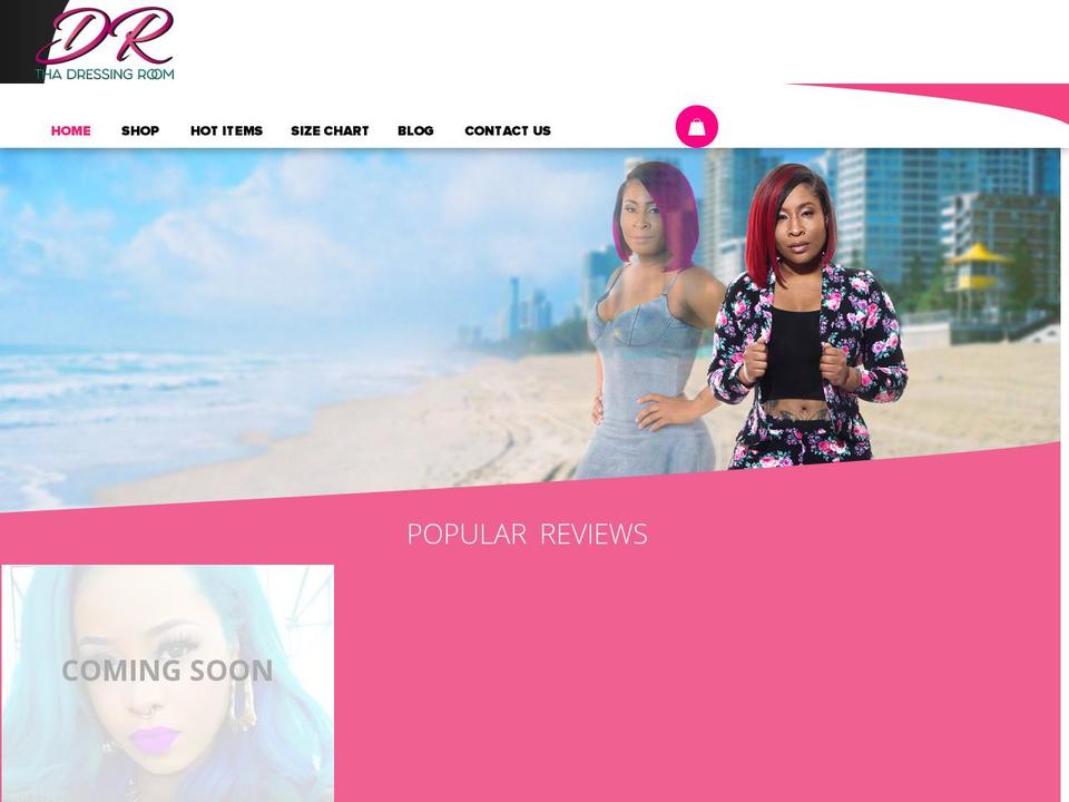 thadressingroom.com — Shopify storefront screenshot