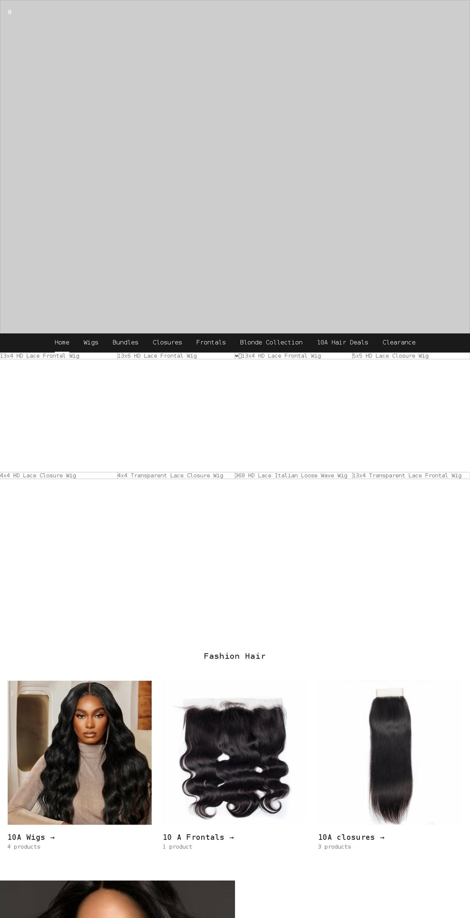 thailandhairandboutique.com shopify website screenshot