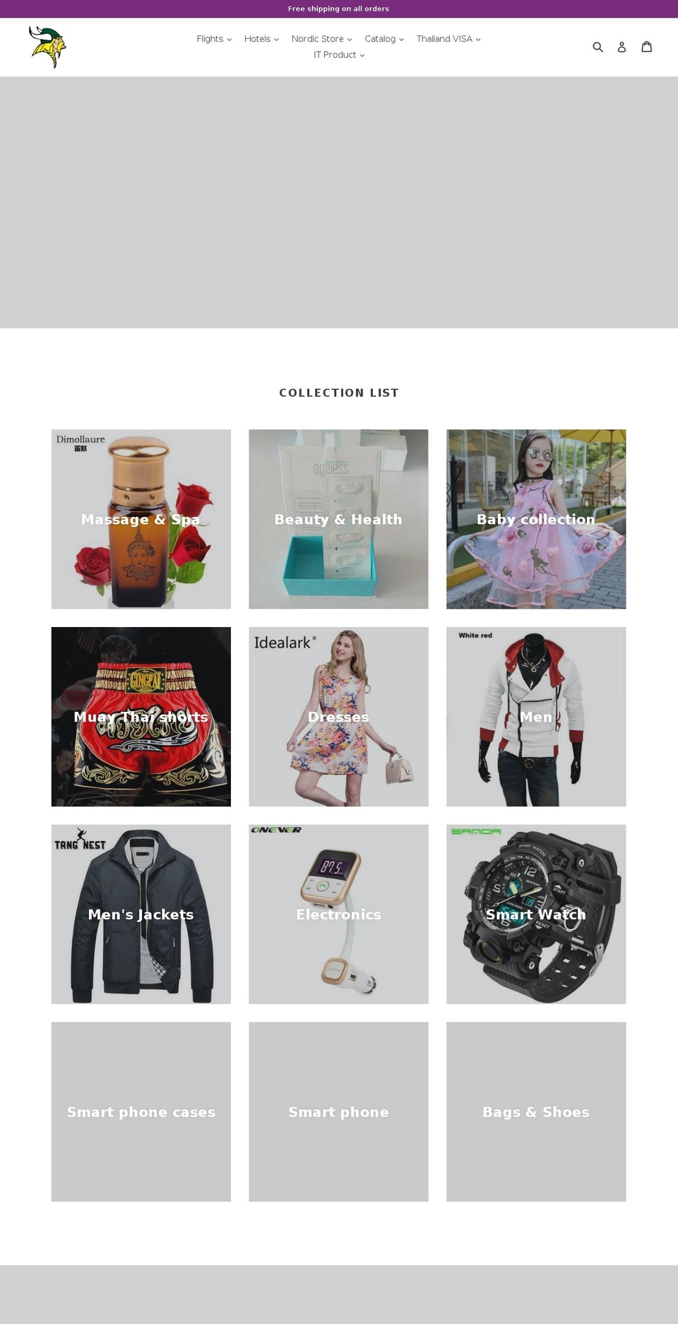 thainordic.com — Shopify storefront screenshot