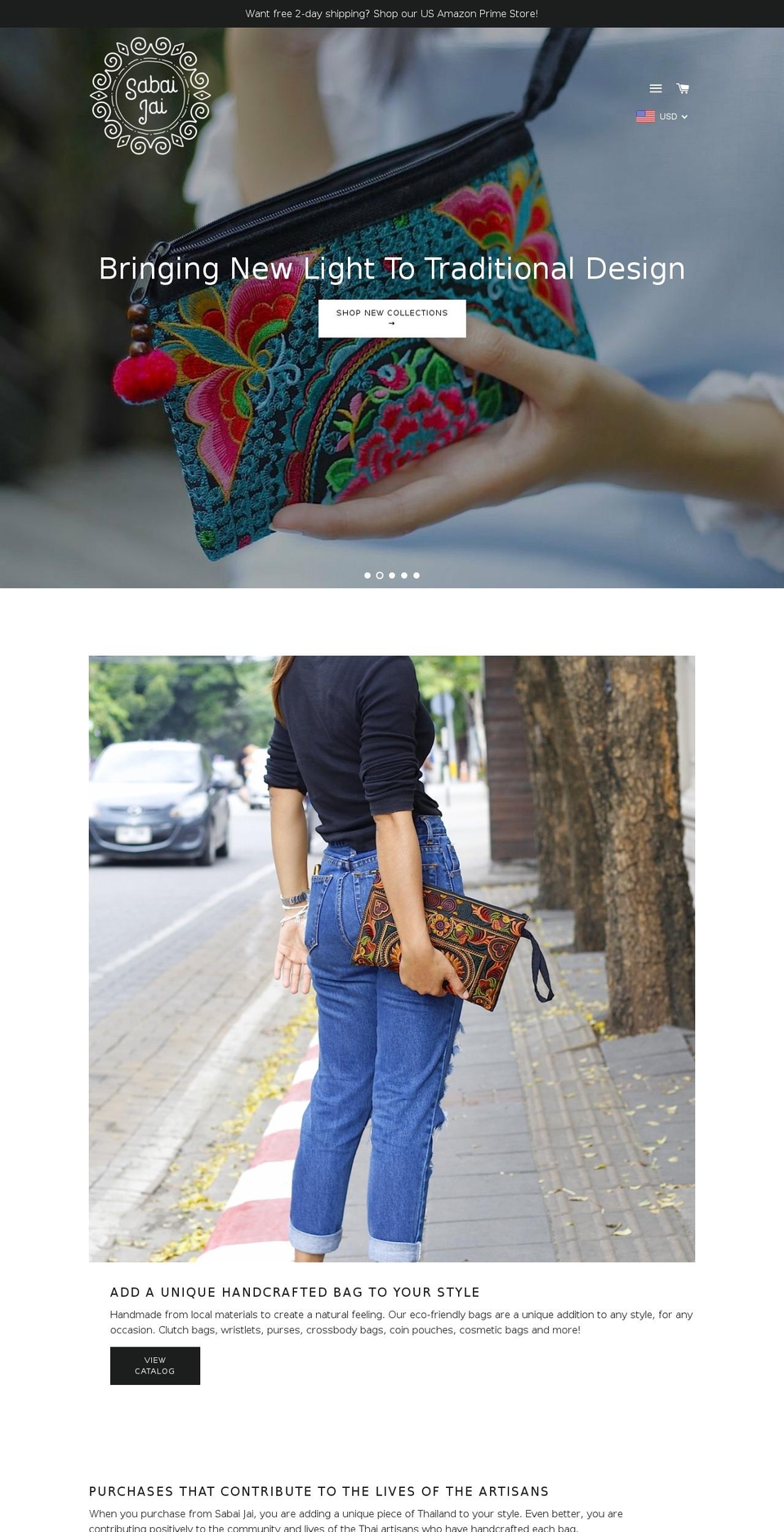thaisabaijai.com shopify website screenshot