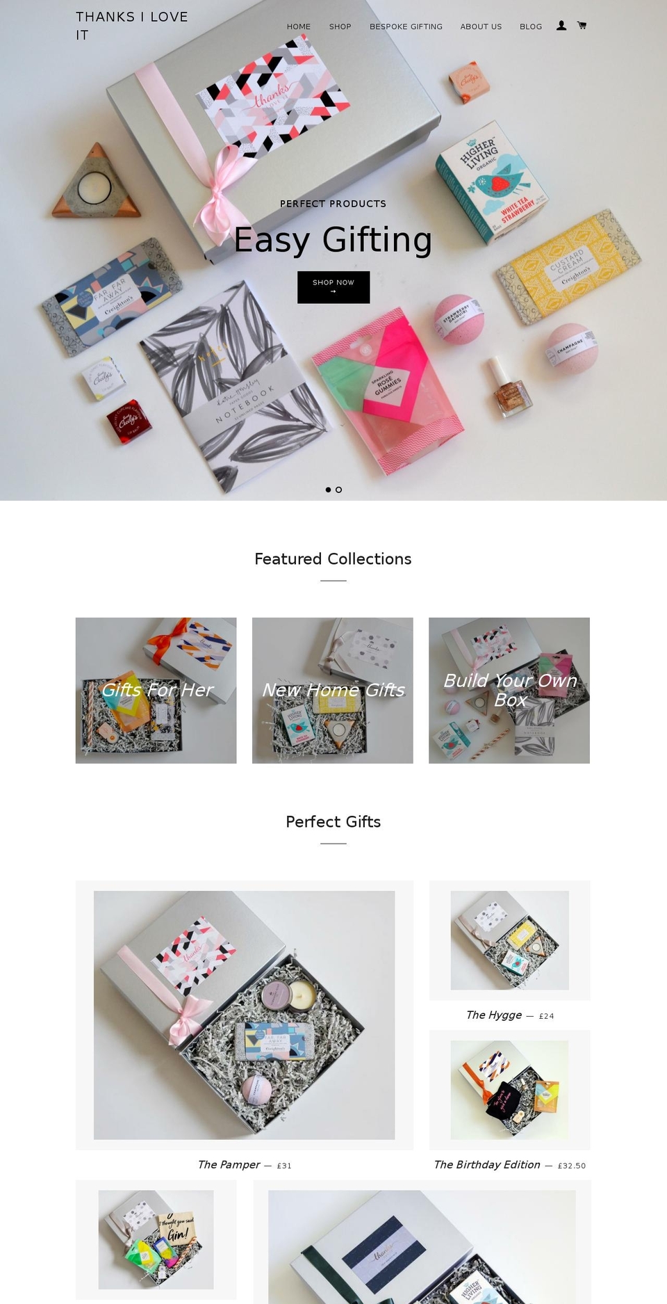 thanksiloveit.com shopify website screenshot