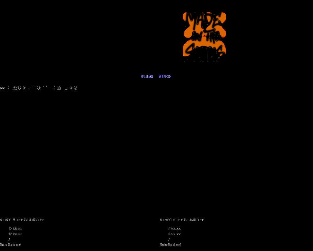 thaslumlord.com shopify website screenshot