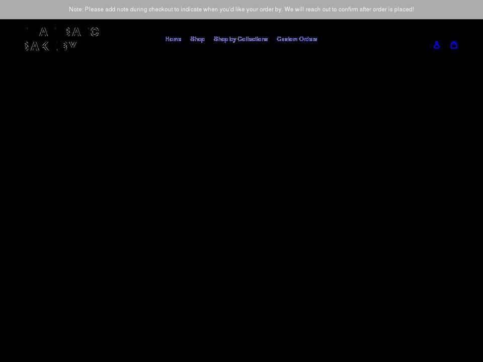 thatbatchbakery.com shopify website screenshot