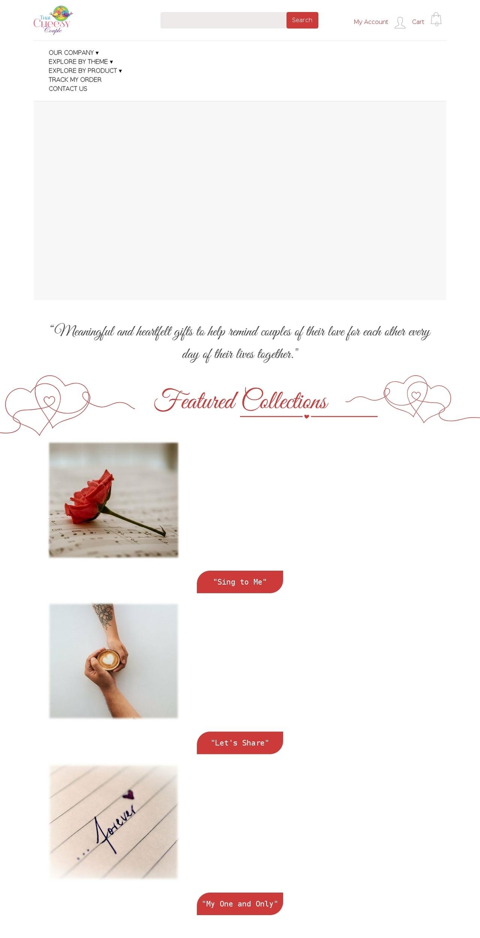 thatcheesycouple.com shopify website screenshot