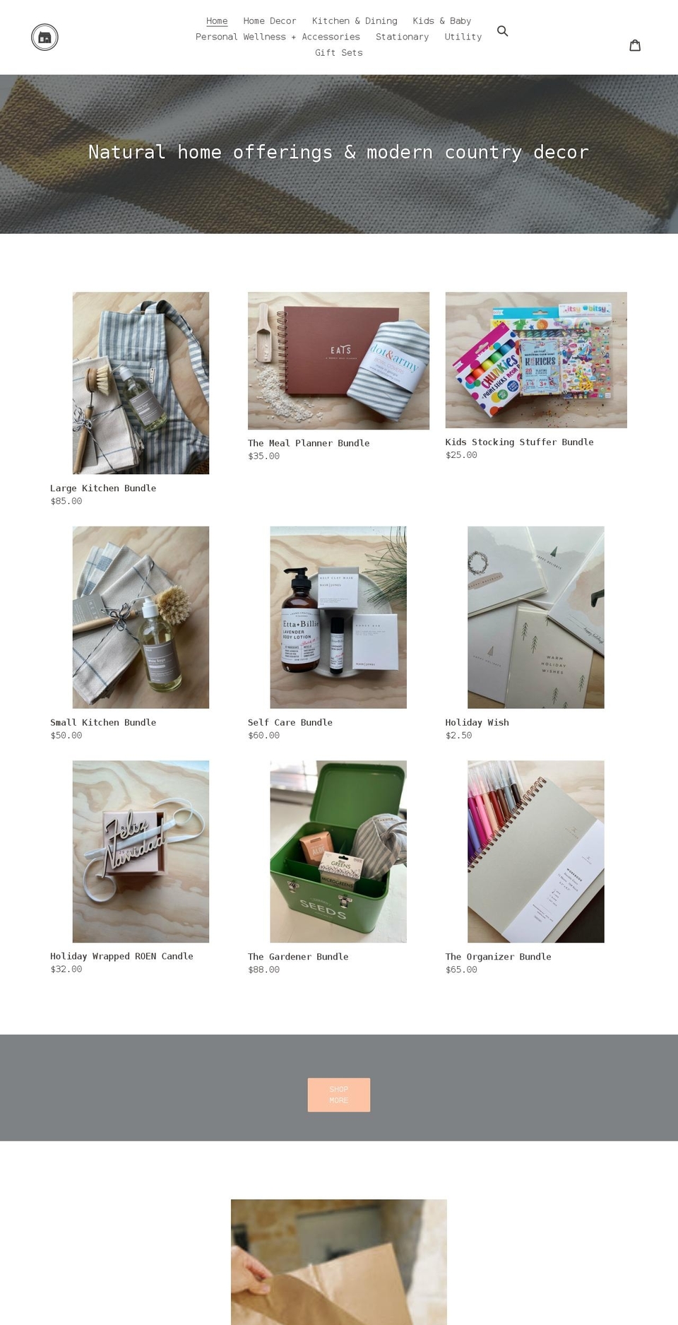 thatcherbuda.com shopify website screenshot
