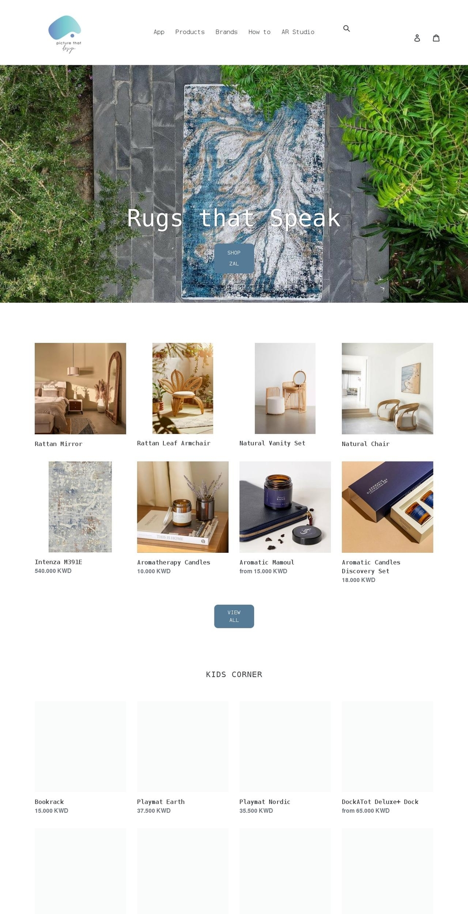 thatdesigns.com shopify website screenshot