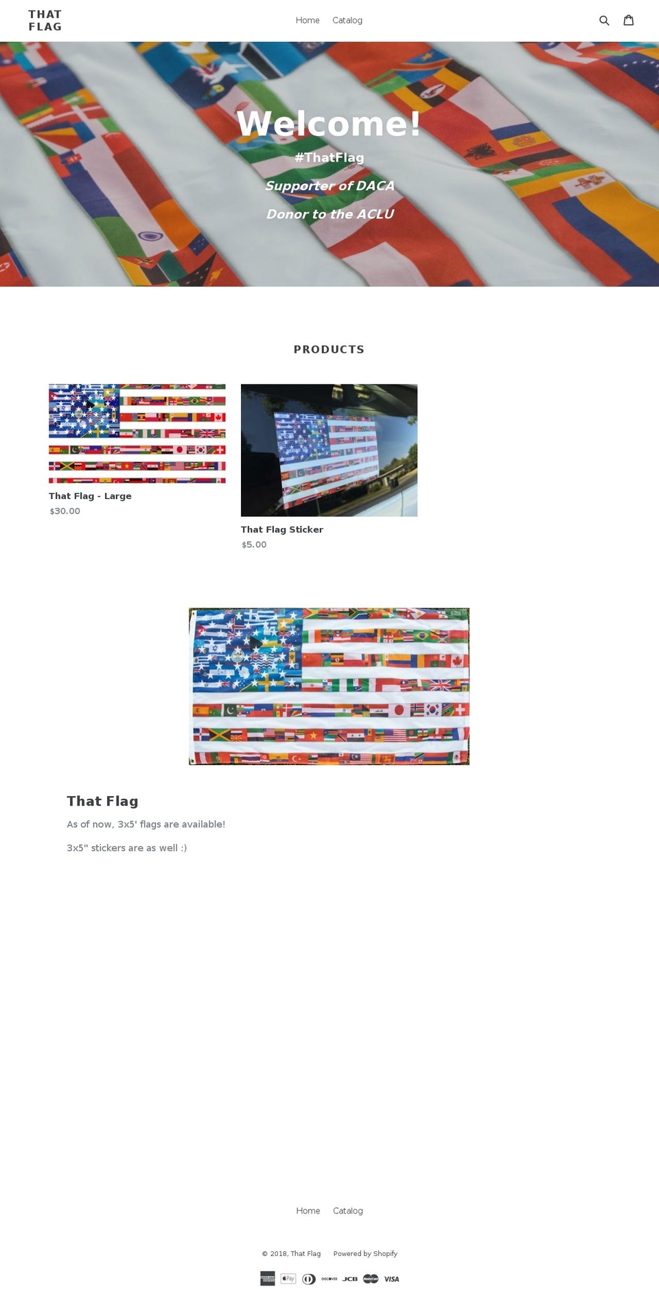 thatflag.com — Shopify storefront screenshot