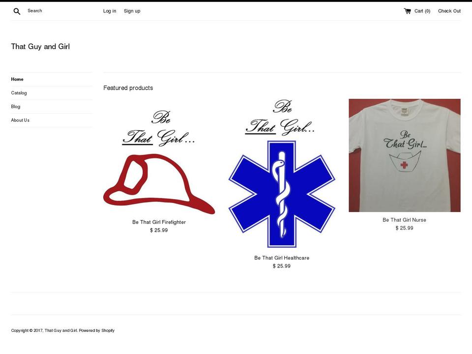 thatgirlgifts.com shopify website screenshot