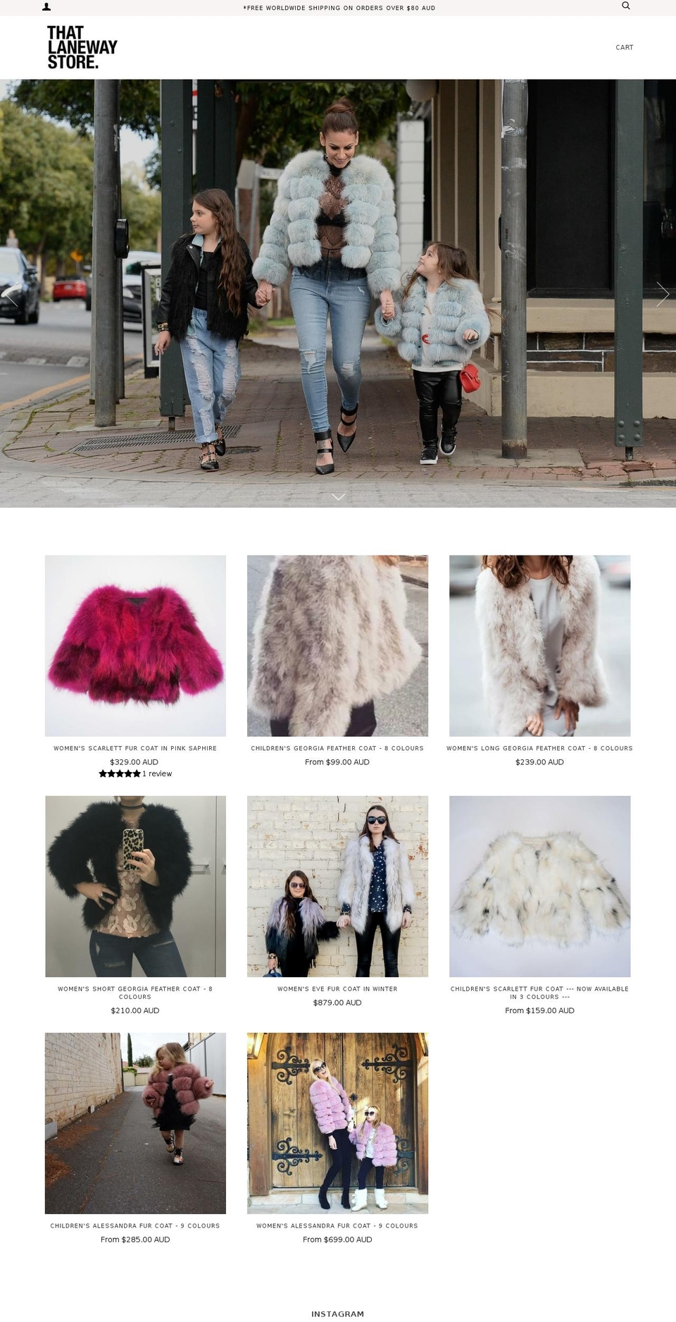 thatlanewaystore.com — Shopify storefront screenshot