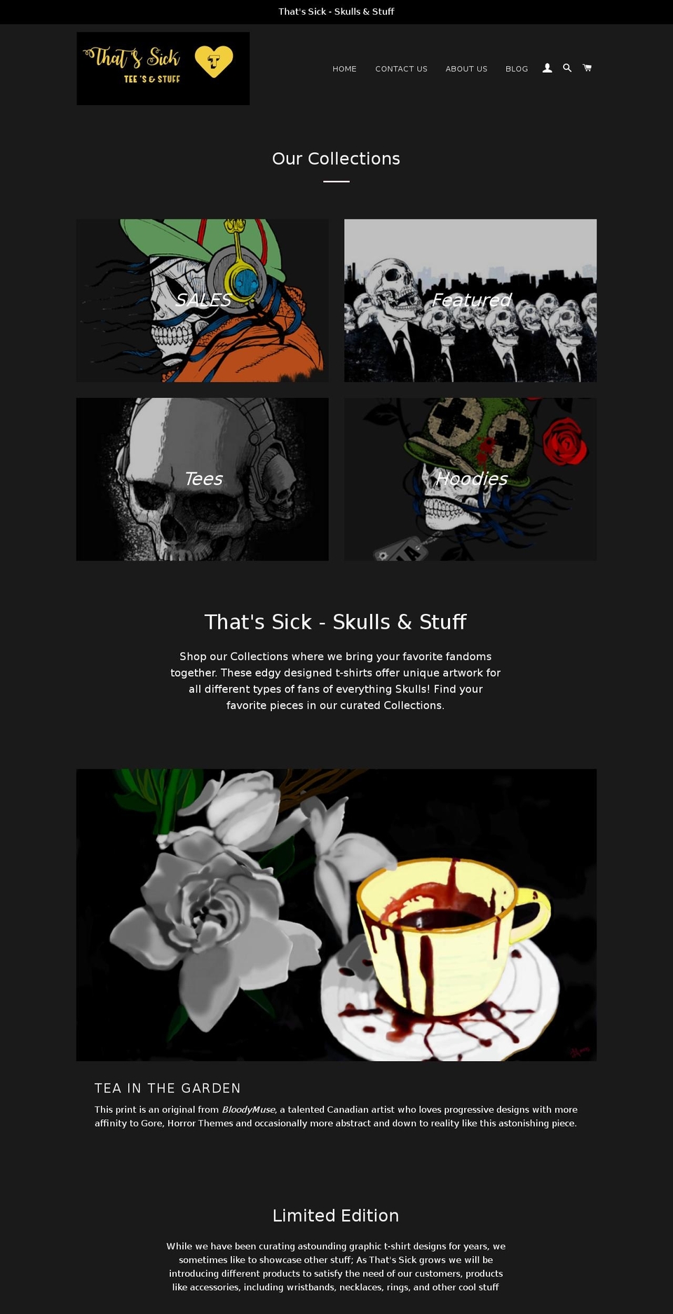thats-sick.com — Shopify storefront screenshot