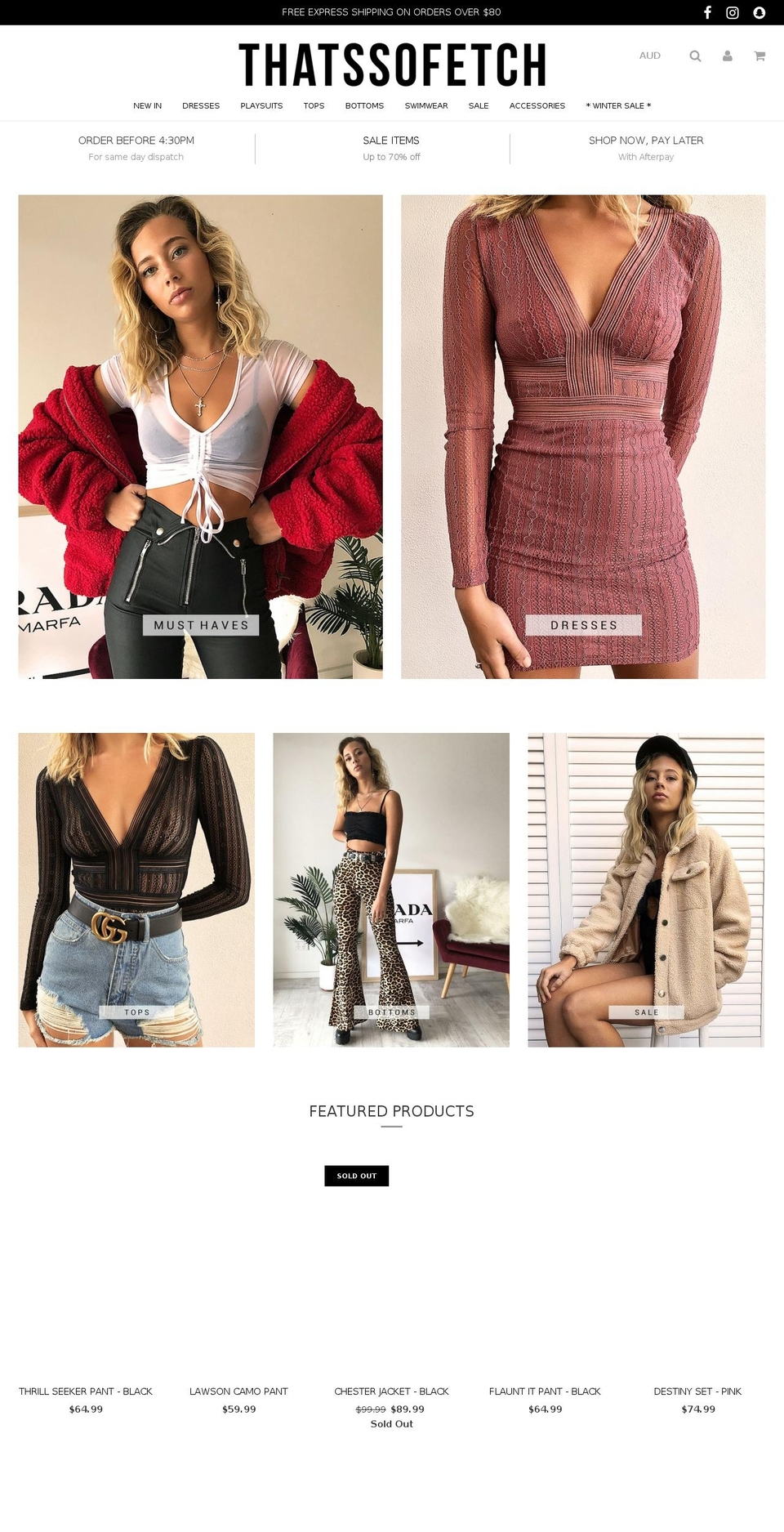 thats-so-fetch-boutique.myshopify.com shopify website screenshot