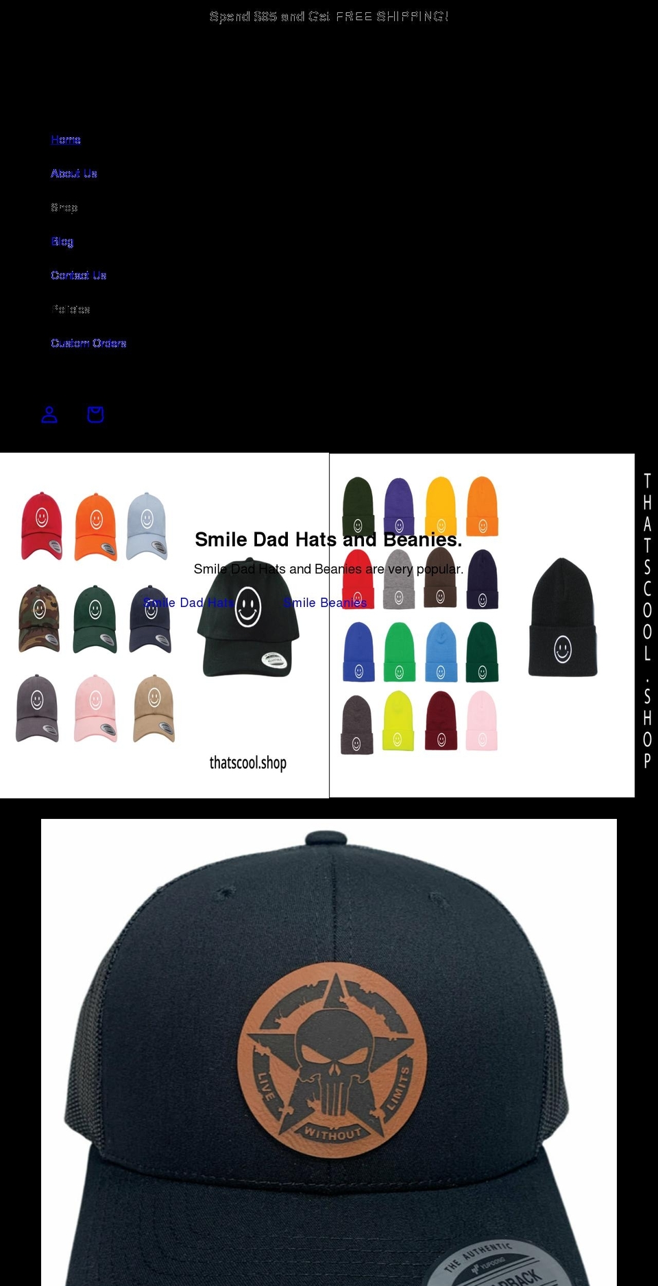 thatscool.shop shopify website screenshot
