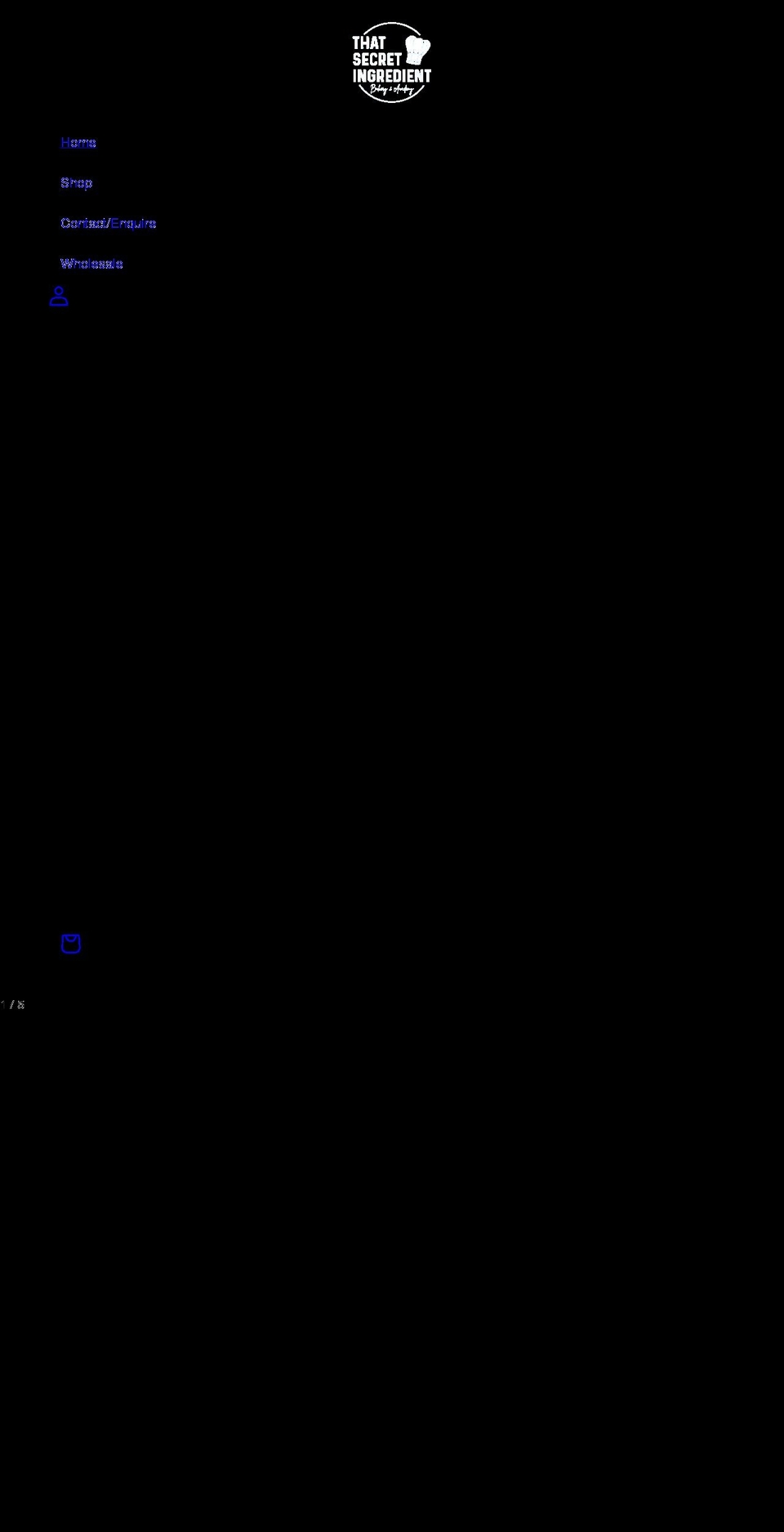 thatsecretingredient.co.uk shopify website screenshot