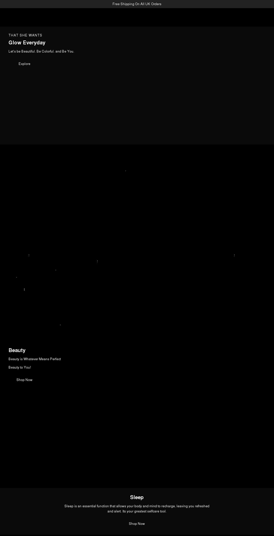 thatshewants.com shopify website screenshot