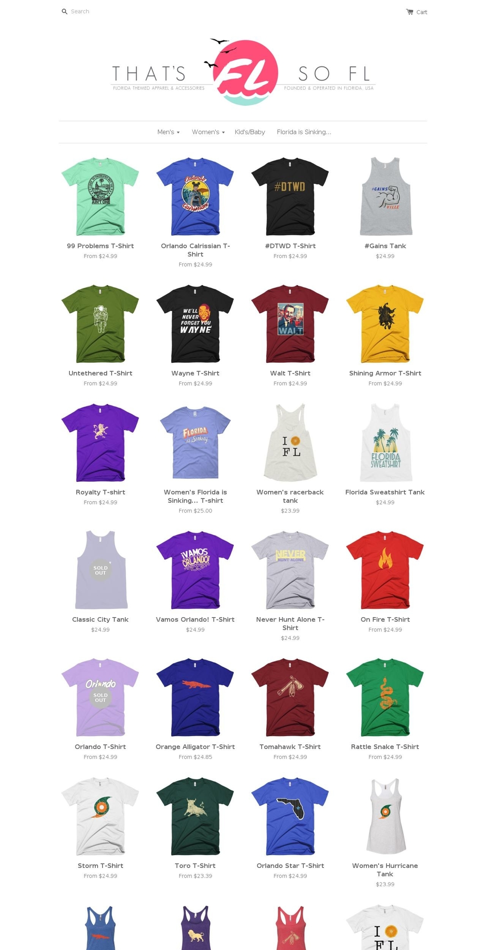 thatssofl.com shopify website screenshot