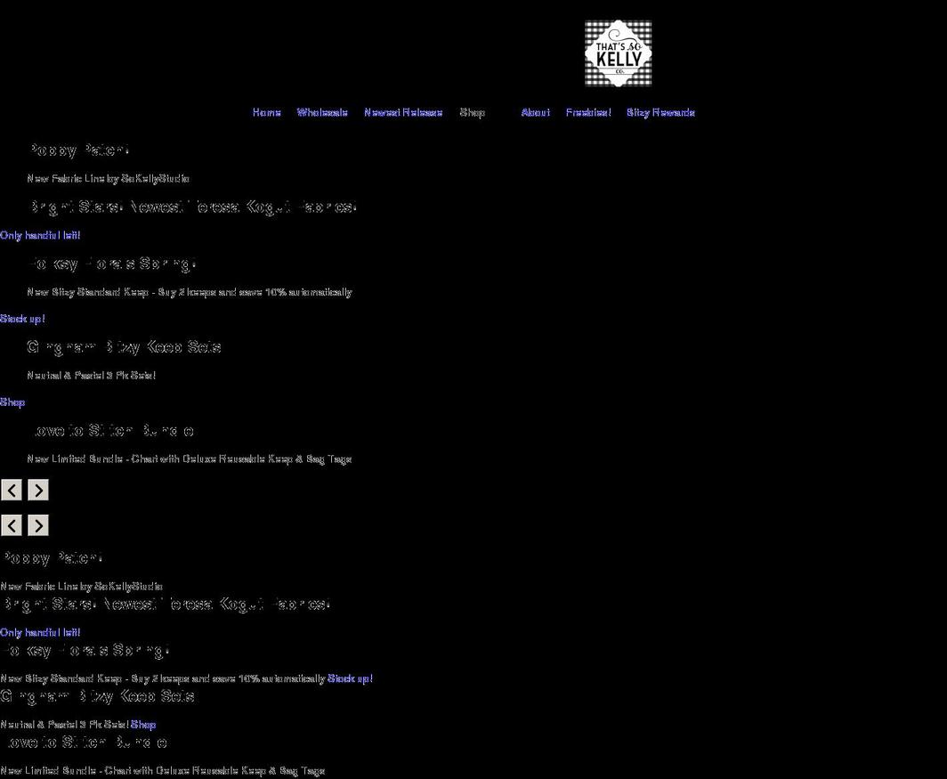 release Shopify theme site example thatssokelly.com