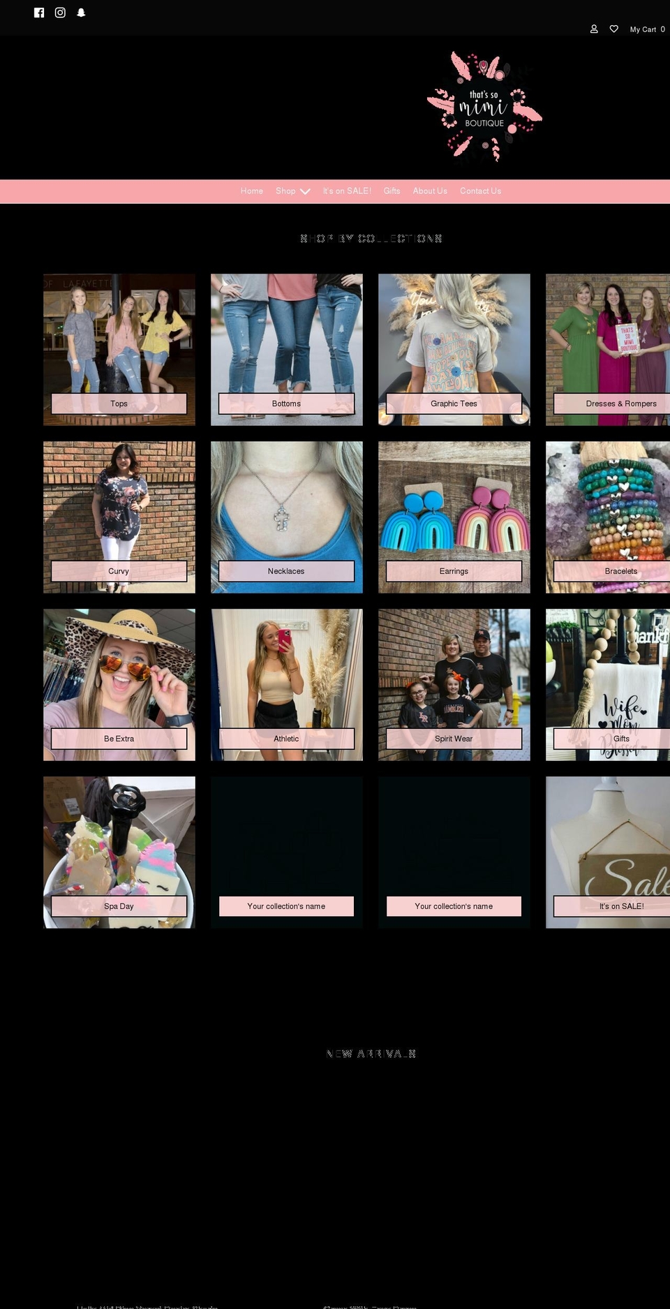 thatssomimiboutique.com shopify website screenshot