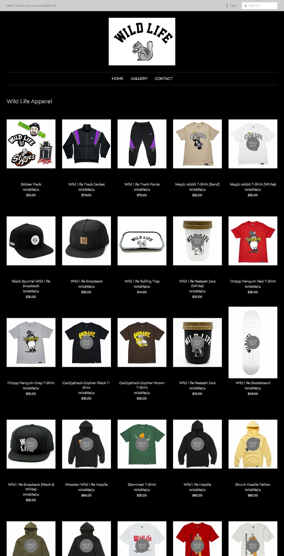 thatwildlife.com shopify website screenshot