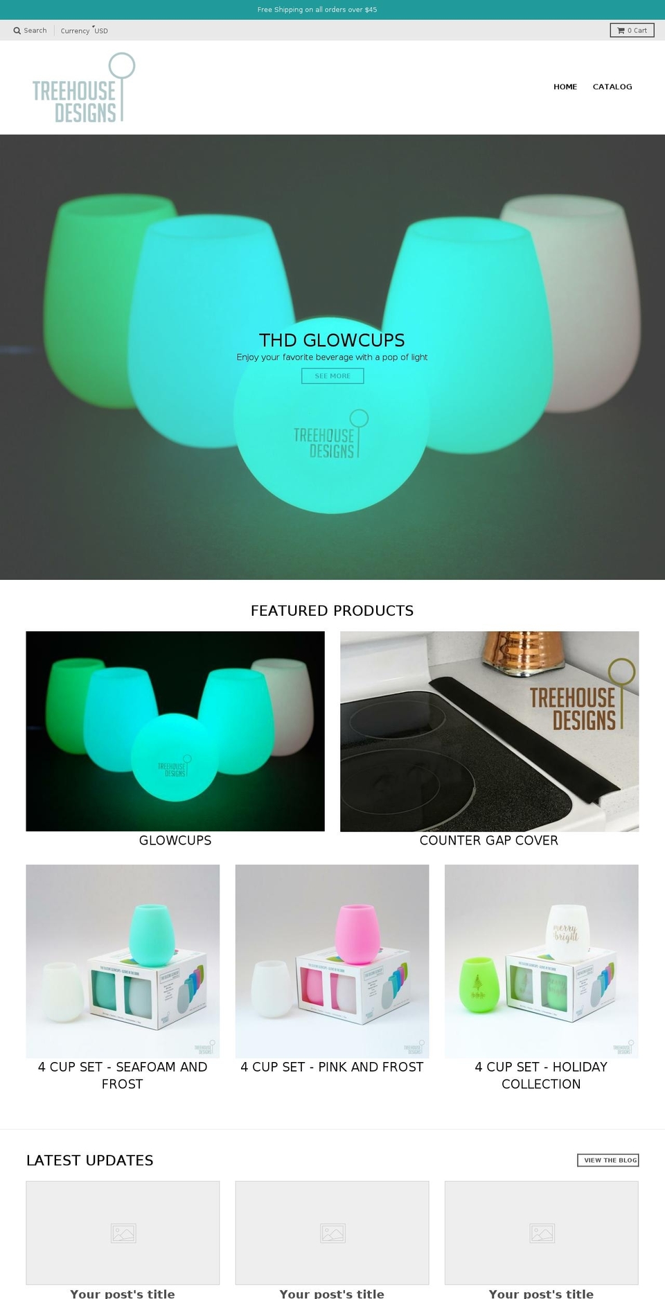 thdathome.com shopify website screenshot