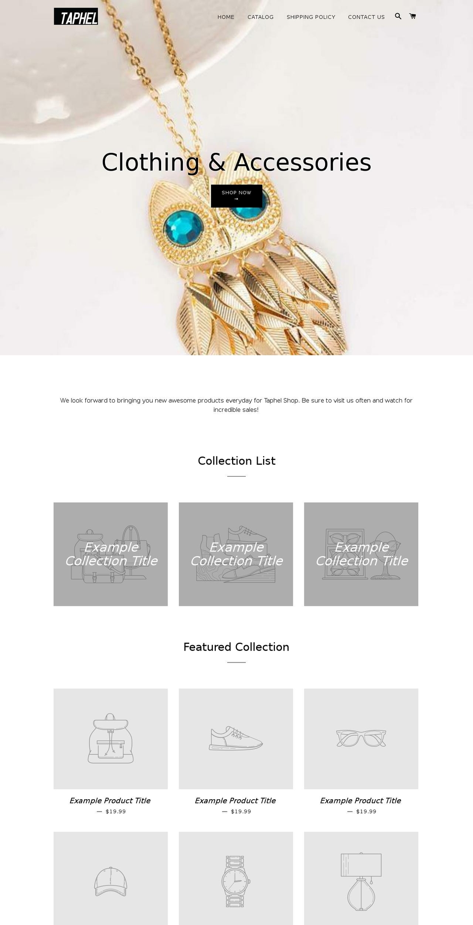 the-animal-shop.myshopify.com — Shopify storefront screenshot