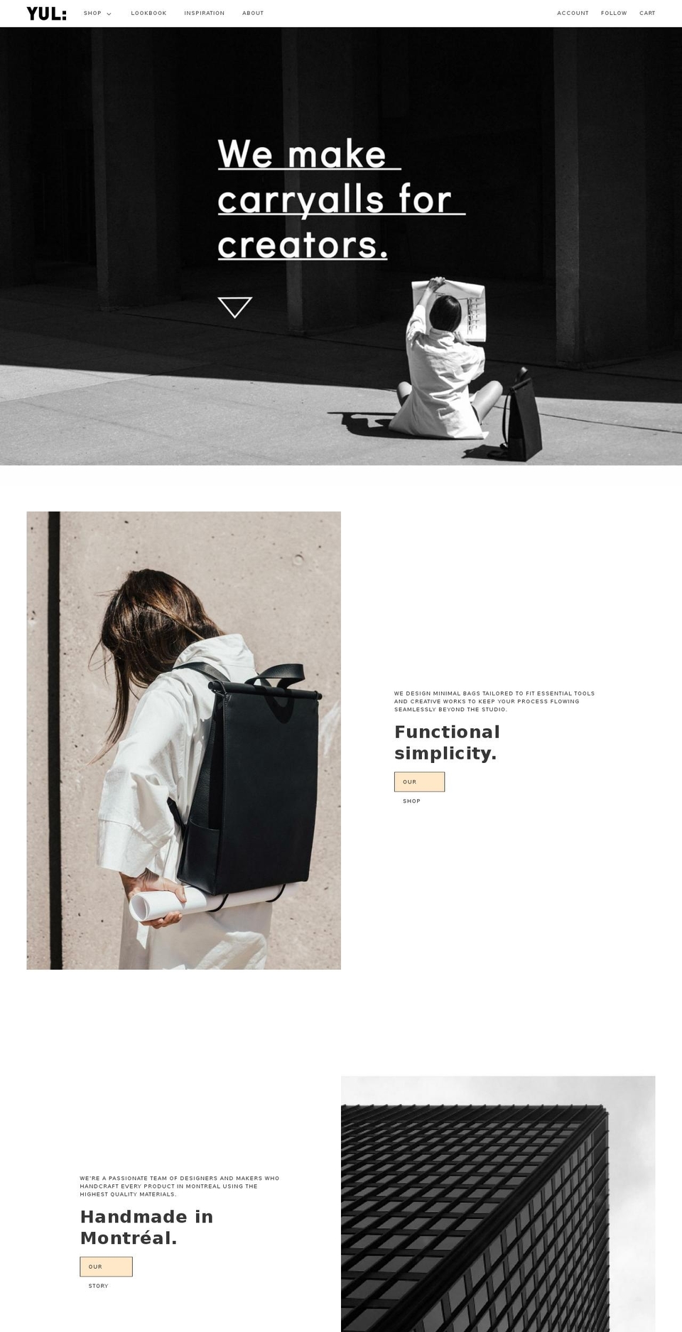 the-atelier-yul.myshopify.com shopify website screenshot