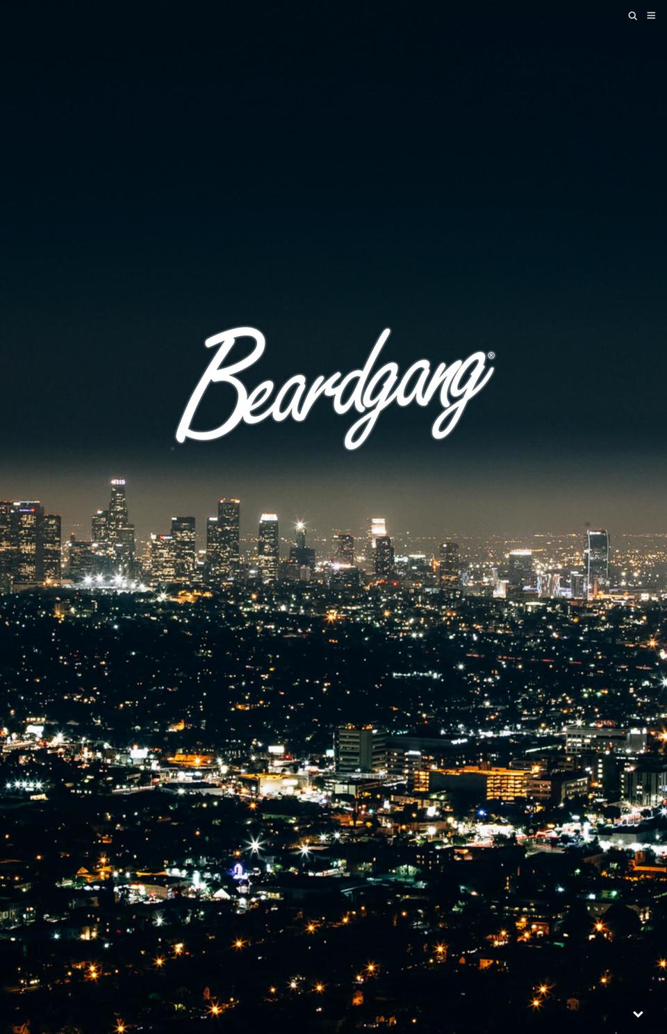 the-beardgang.net shopify website screenshot
