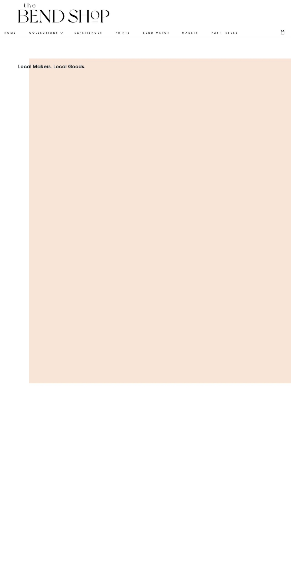 the-bend-shop.myshopify.com shopify website screenshot