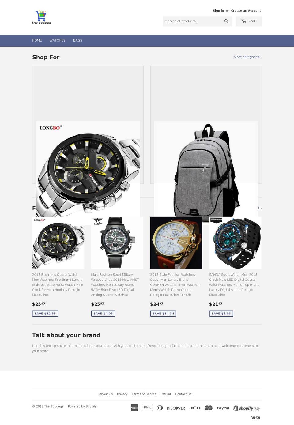 the-bodega.com — Shopify storefront screenshot
