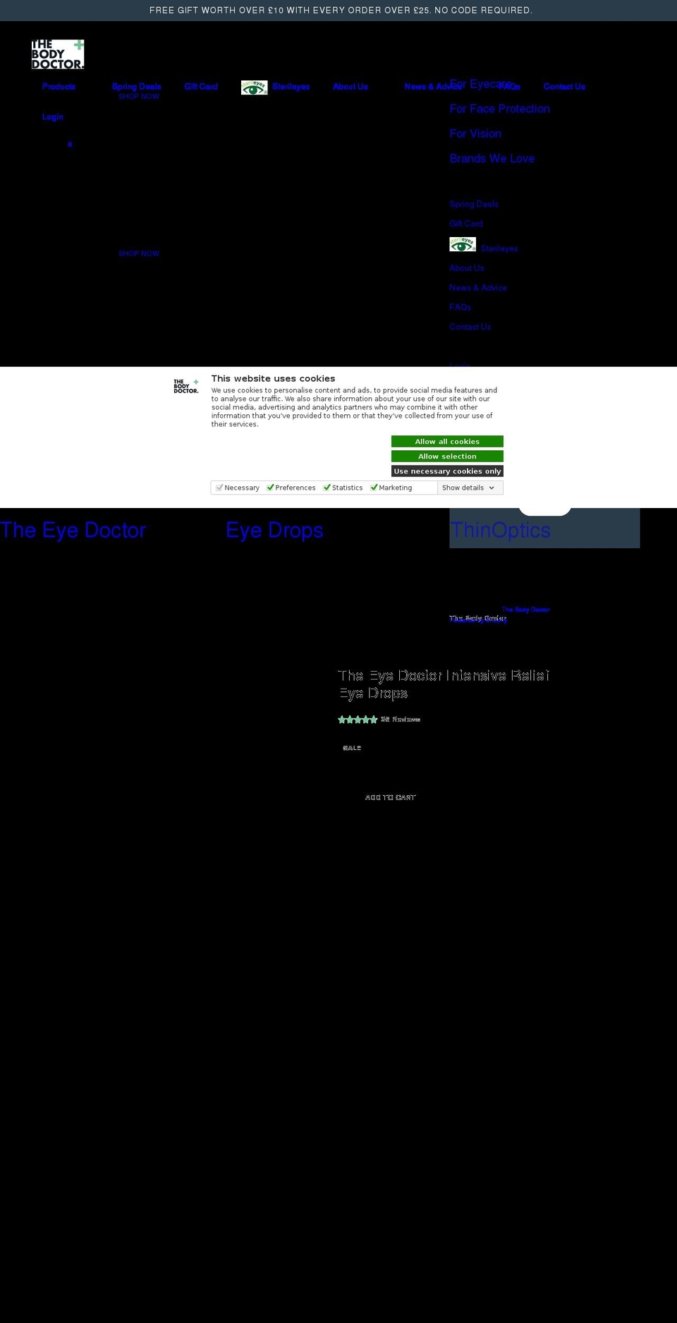 the-body-doctor.com shopify website screenshot