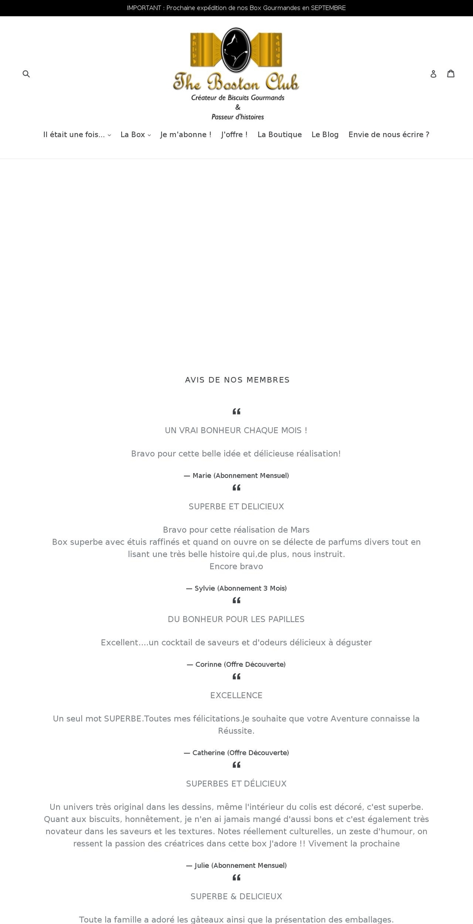 the-boston-club.com shopify website screenshot