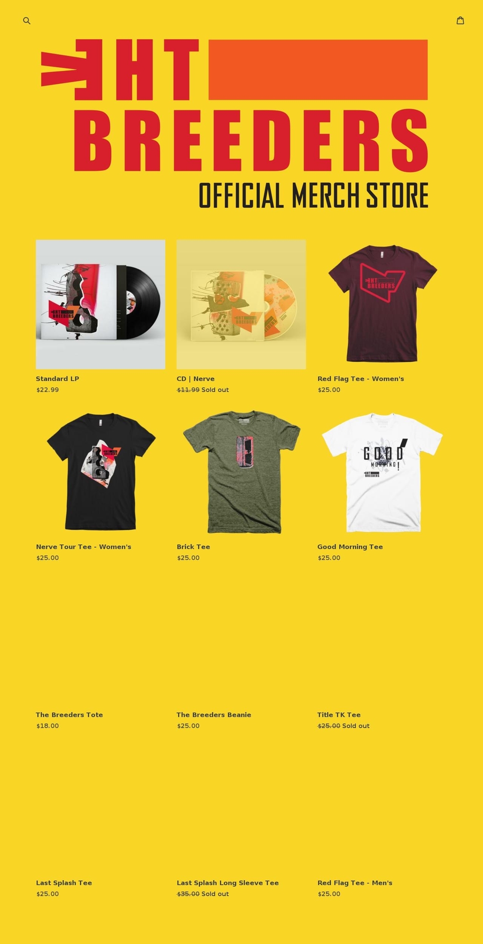 the-breeders.myshopify.com shopify website screenshot