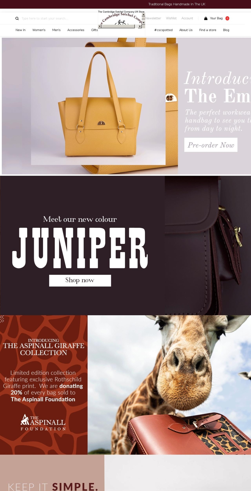 the-cambridge-batchel.net shopify website screenshot